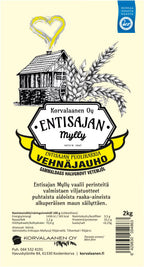 Entisajan Mylly: Puolikarkea Vehnäjauho (2 kg)