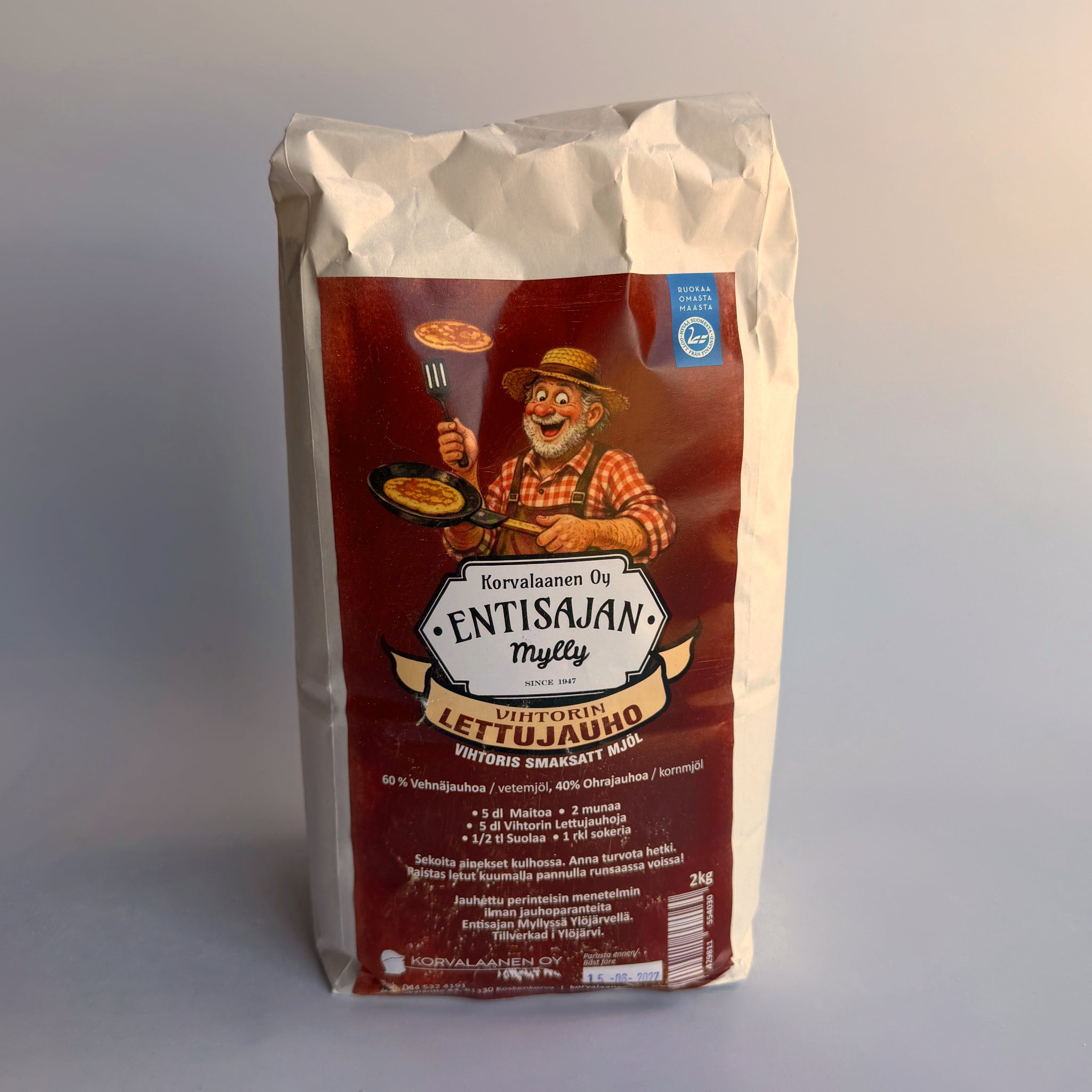 Entisajan Mylly: Vihtorin Lettujauho (2 kg)