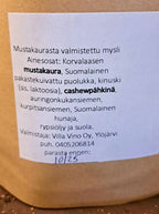 Mustakauramysli: Puolukka & Kinuski (400g)
