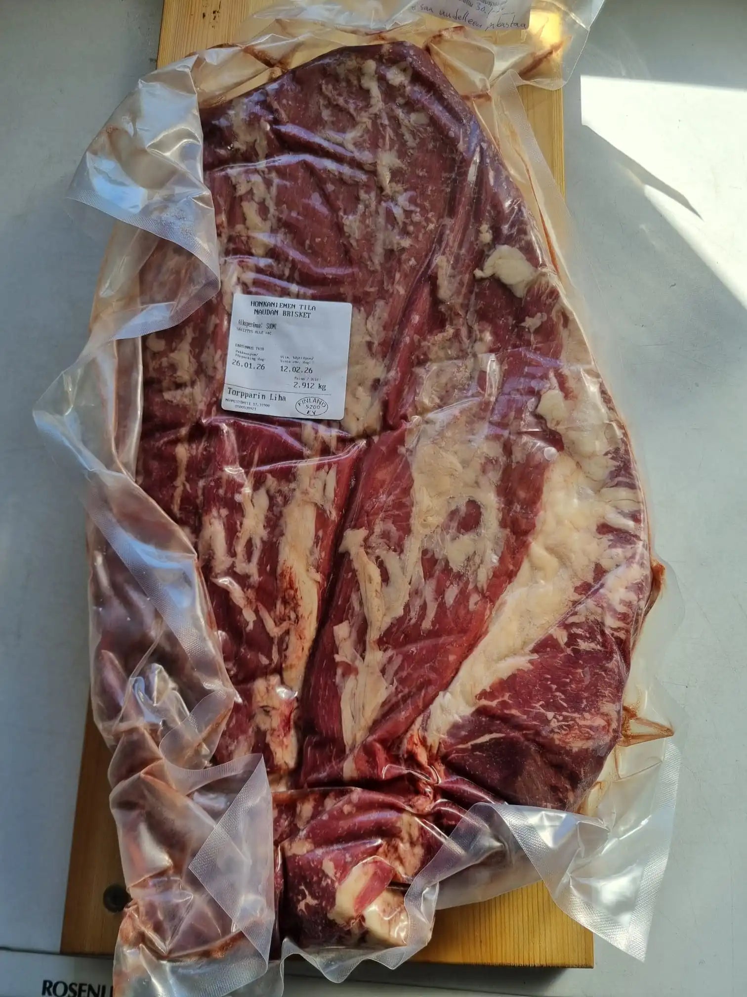 Brisket (Naudan rinta)