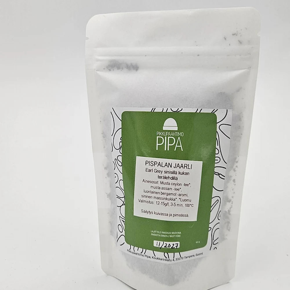 Pispalan jaarli – Huippulaadukas Earl Grey -tee